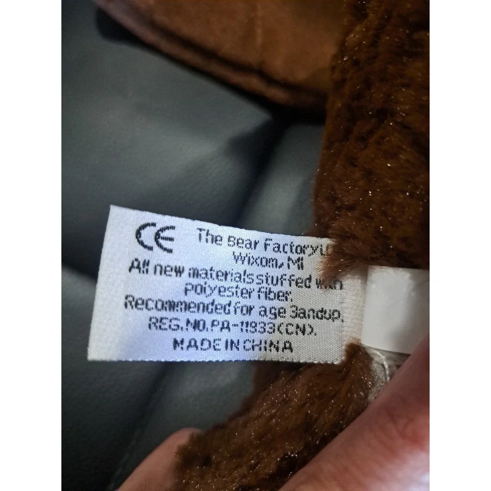 Beaver The‎ Bear Factory 2001 Vintage Plush 17
